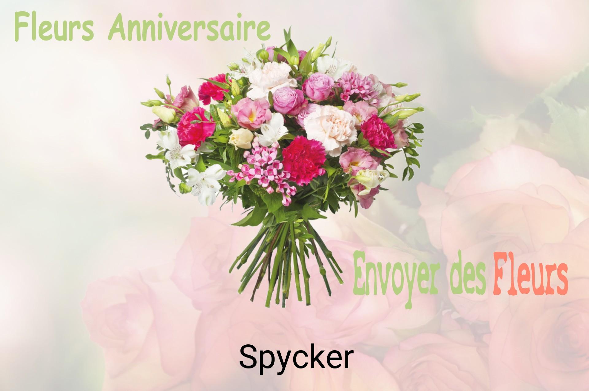 Bouquet de fleurs d’anniversaire livré à Spycker